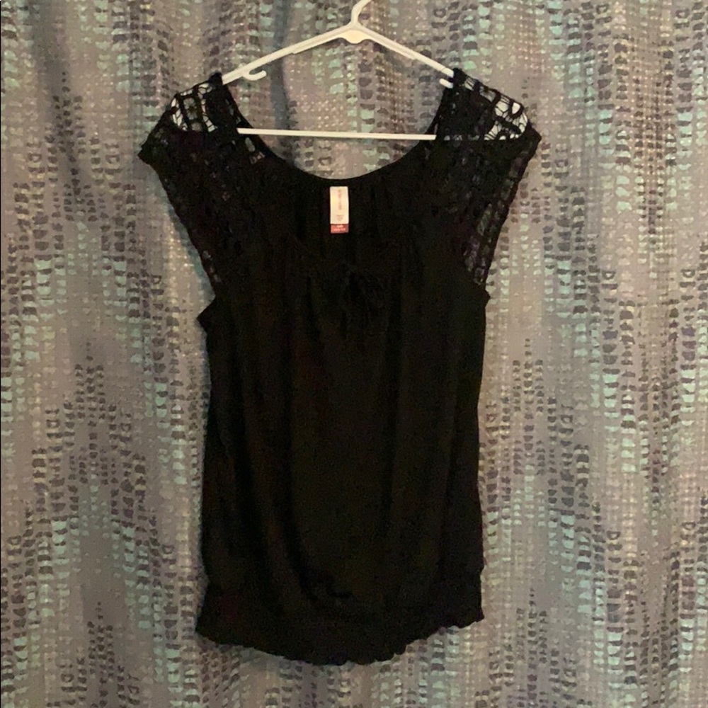 Dressy cap sleeve tee
